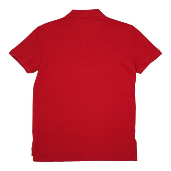 American Eagle Outfitters Mens Red Polo Shirt M 100% Cotton Short Sleeve - Picture 5 of 8